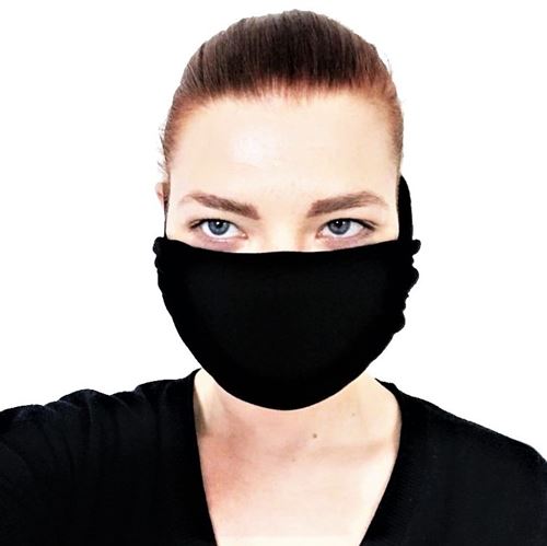 Blog covid - kit masque en tissus noir lavable, modèle modulable et adaptable - Timeless by eyllye